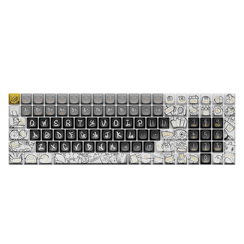 Mechanical Keyboard Original Theme Thermal Sublimation Process Keycaps TAX & SHIPPING INCLUDED