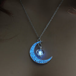 Glowing Pendant Necklaces Silver Plated Chain Necklaces Tax & Shipping included