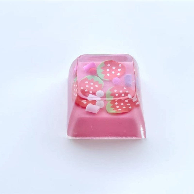 Home Personalized Resin Fruit Shaped Keycaps Unify