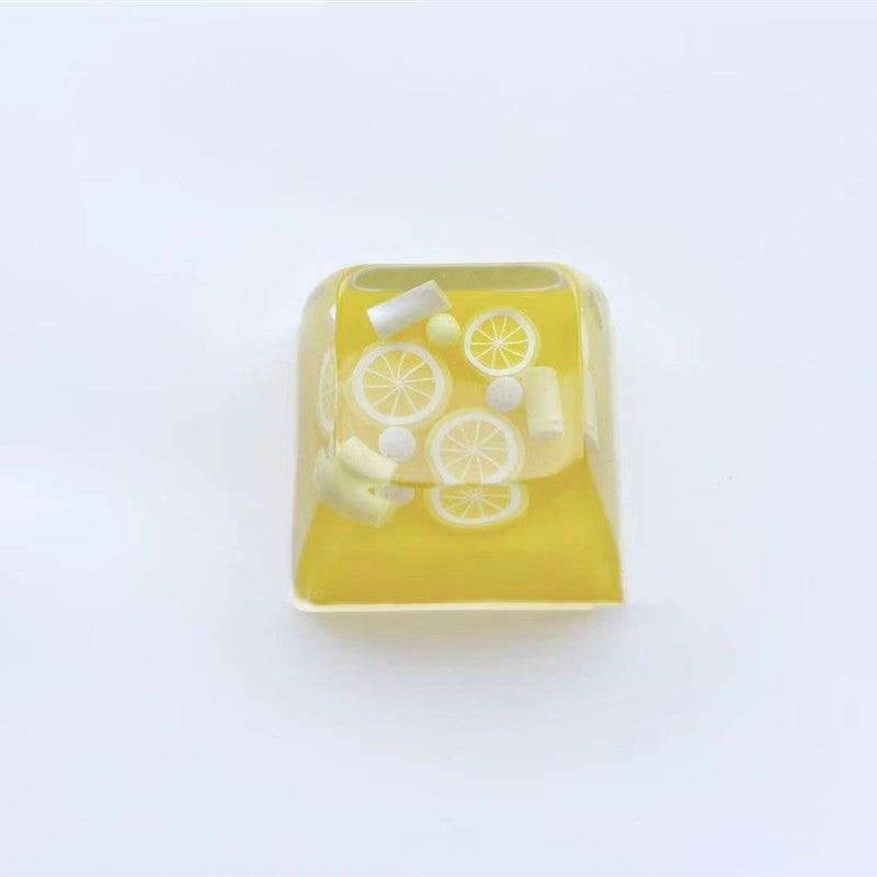 Home Personalized Resin Fruit Shaped Keycaps Unify