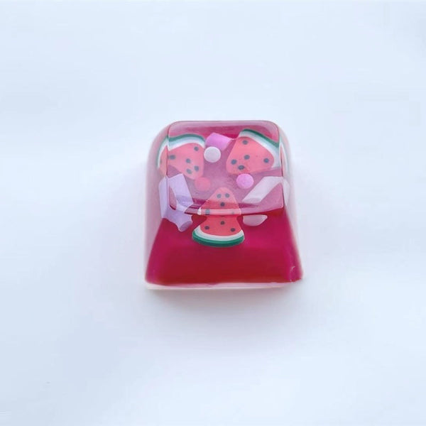 Home Personalized Resin Fruit Shaped Keycaps Unify