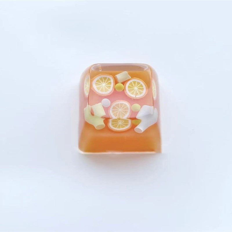 Home Personalized Resin Fruit Shaped Keycaps Unify