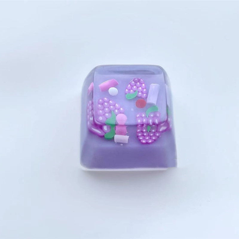 Home Personalized Resin Fruit Shaped Keycaps Unify