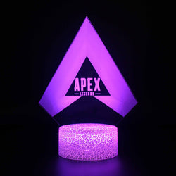 APEX series led remote control colorful touch 3D night light - One7K
