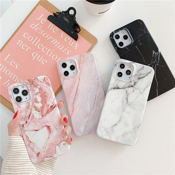 Marble frosted phone case - One7K