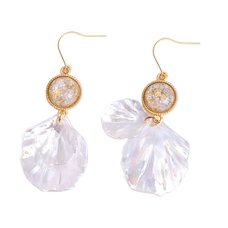 Acrylic shell earrings - One7K