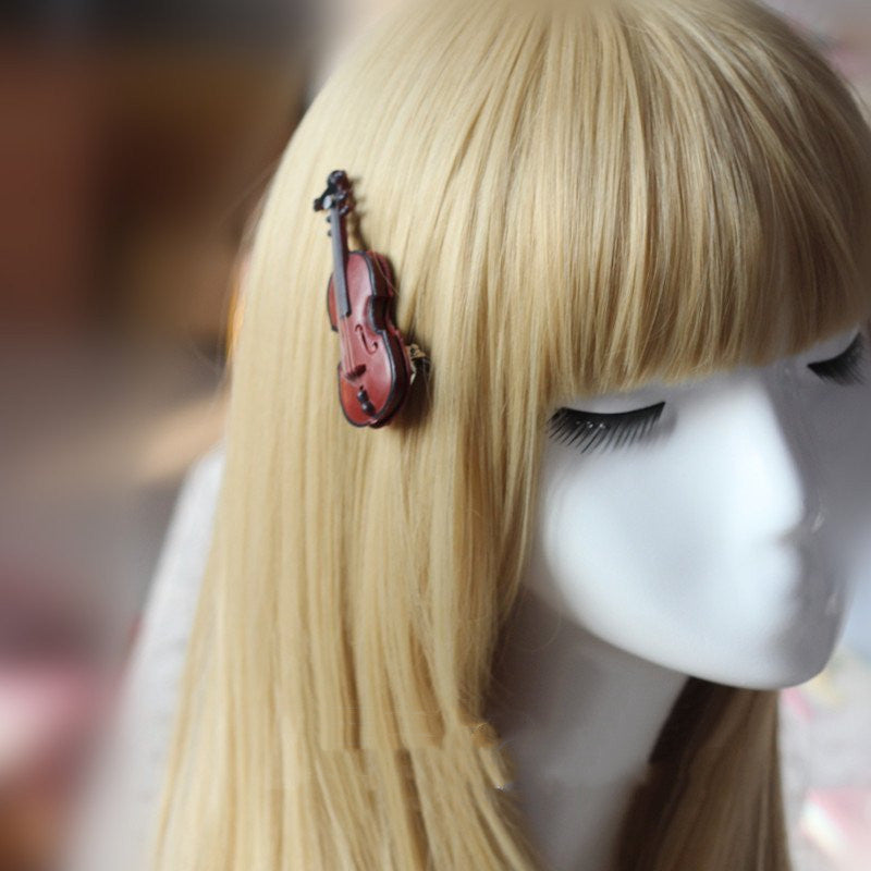 violin Decoration Hairpin Soft Girl - One7K