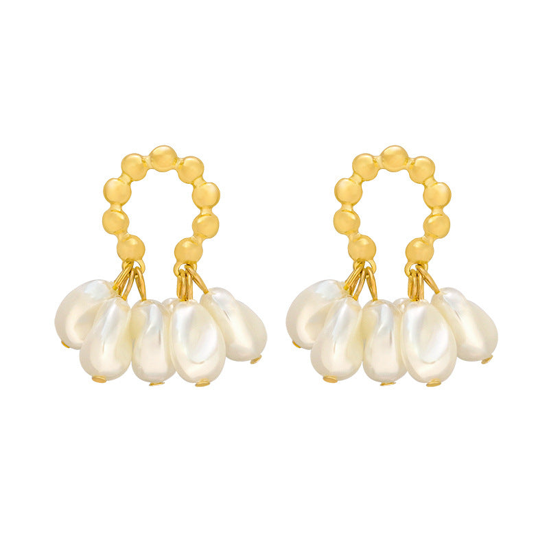 Female Baroque Pearl Earrings - One7K