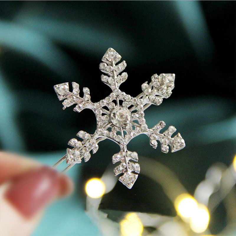 Diamond hairpin simple and versatile snowflake hairpin - One7K