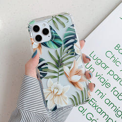 Banana Leaf Watercolor Flowers Are Suitable For Protecting Mobile Phone Cases - One7K