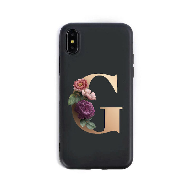 26 English Alphabet Silicone Phone Cases - One7K