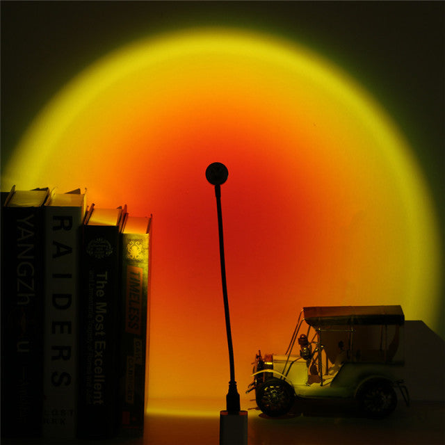 Sunset Lamp USB Rainbow Projector - One7K