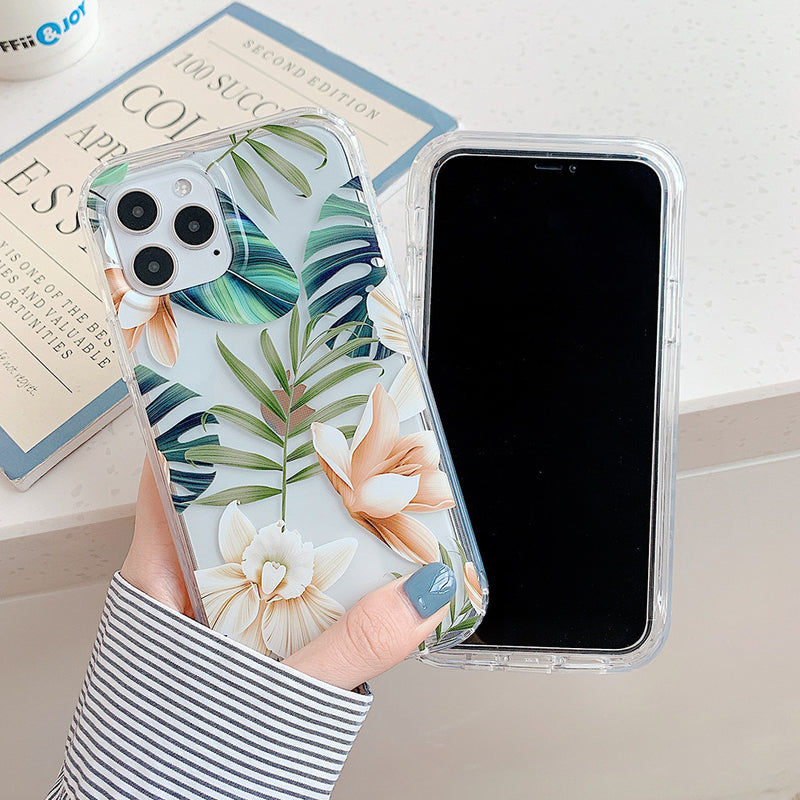 Banana Leaf Watercolor Flowers Are Suitable For Protecting Mobile Phone Cases - One7K