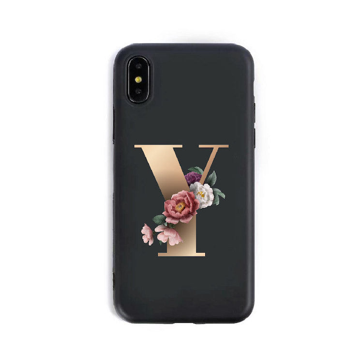 26 English Alphabet Silicone Phone Cases - One7K