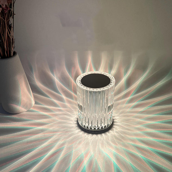 Crystal Lamp Acrylic Creative Lines Small Night Lamp - One7K