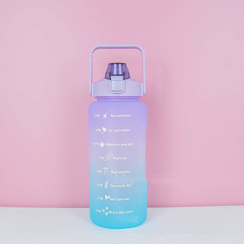 Water Bottle 2L+ straw - One7K