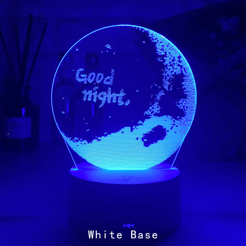 Creative 3D Light LED Bedside Night Light - One7K