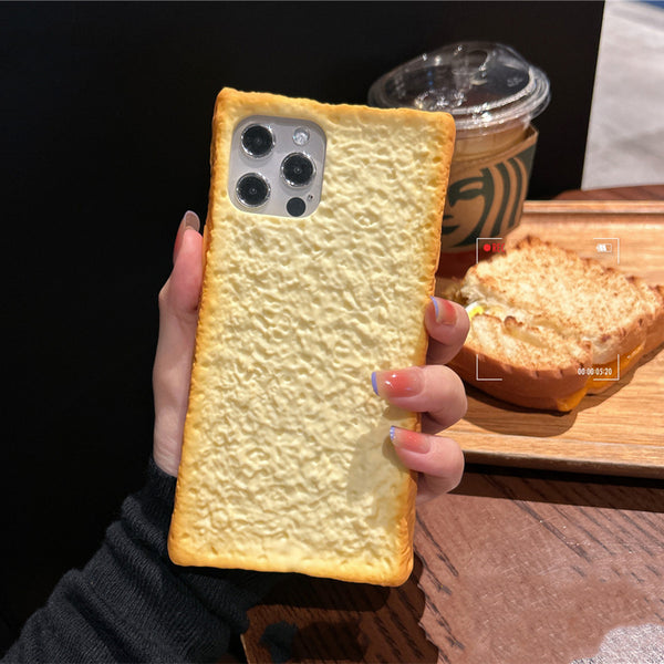 Soft Silicone Toast Bread Anti Falling Mobile Phone Case - One7K