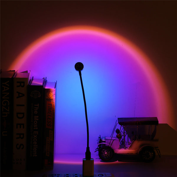 Sunset Lamp USB Rainbow Projector - One7K